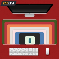 Multi-Color Kawaii Mouse Pad Portable Mouse Pad Big Game Waterproof Non-Slip Leather Suede Table Pad Computer Keyboard Table Pad