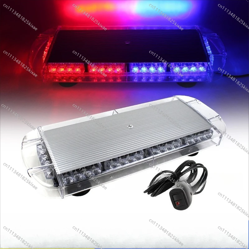 For Car Truck Ceiling Warning Light 40LED High Power Magnetic Construction Rescue Vehicle Flashing on All Sides