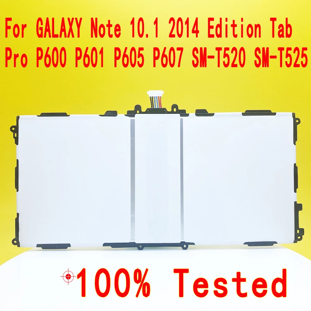 Tablet T8220C T8220E Battery For GALAXY Note 10.1 2014 Edition Tab Pro P600 P601 P605 P607 SM-T520 SM-T525 8220mAh