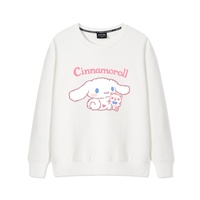 Cinnamoroll Couple Round Neck Hoodie Women's Long Sleeved Top Women's Casual Loose Hoodie Couple‘s Round Neck Hoodie