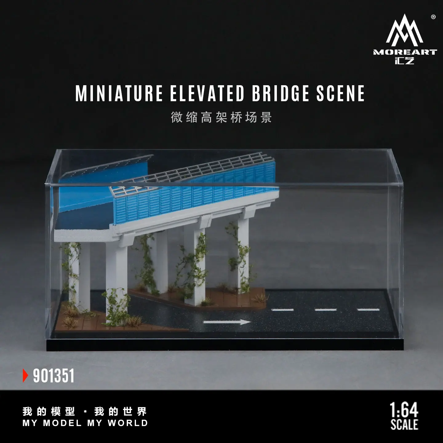 *Pre-order*MoreArt 1:64 Miniature Viaduct Diorama Scene Model For Diecast Car Display