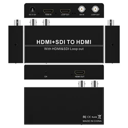 Wiistar konwerter HDMI na SDI podwójny HDMI S konwerter SDI na 2 HDMI SDI konwerter wideo 1080 z formatem audio