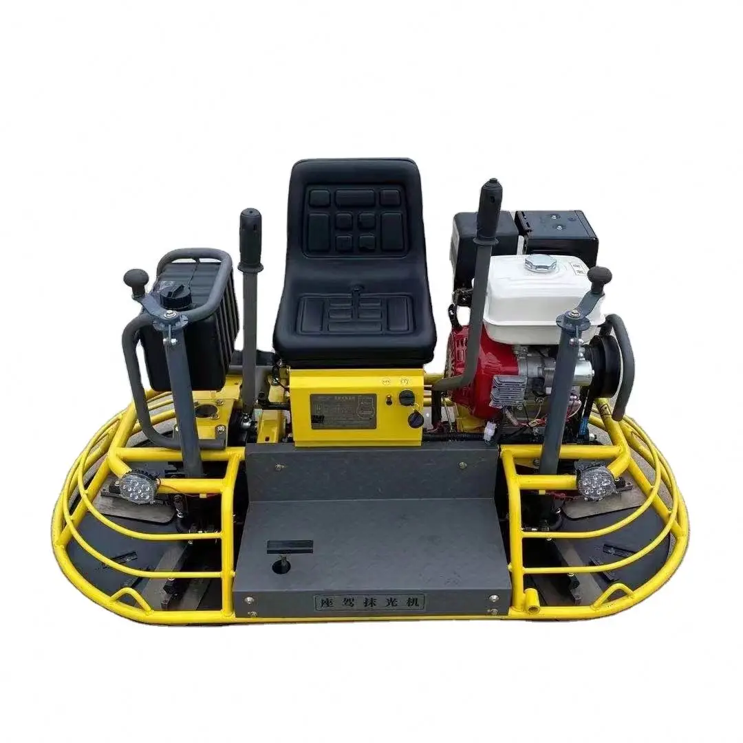 Factory  Engine Driven Concrete Polishing Machine, Gasoline Powered Smoothing Machine