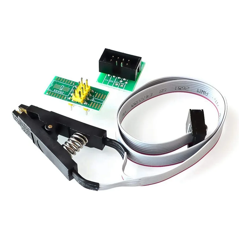 

-AA95 Тестовый зажим для программатора SOP8 Зажим для широкого и узкого корпуса 8-контактный универсальный зажим-адаптер Зажим для микросхемы с гнездом для записи чипа