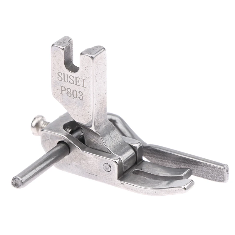 

P803 Стальная направляющая, прижимная лапка для квилтинга, одноигольная промышленная швейная машина, правый стержень, регулируемая лапка для квилтинга 0,5-2,5 см