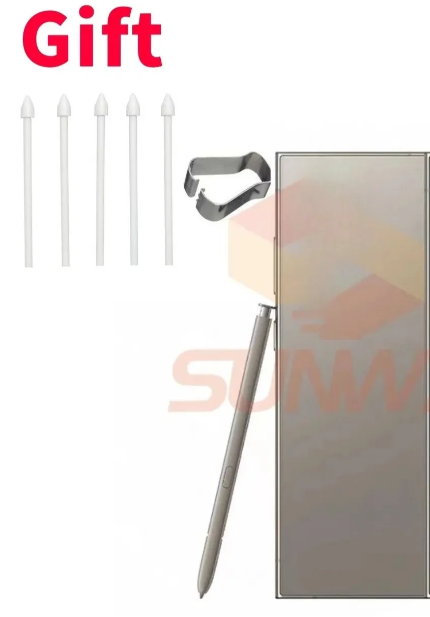 NONE Stylus für Samsung Galaxy S24 Ultra SM-928B/W/U Touchscreen Stylus S Pen Bleistift mit Bluetooth-Funktion Unterstützung Air Command 3