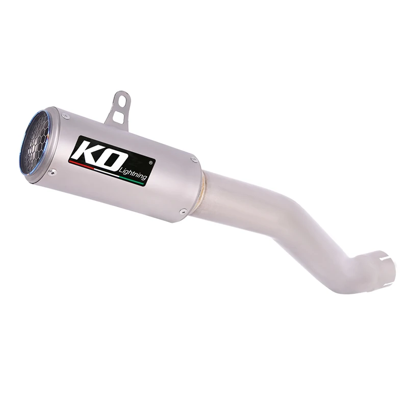 Slip On For Aprilia Tuono V4 RSV4 2021-2024 Motorcycle Exhaust System Mid Link Pipe Muffler Escape Titanium Alloy Rear Tail Tip