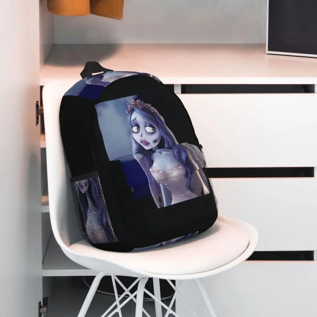Emily The Corpse Bride Backpack Hot Sale Daypack Large Capacity Boys Girls BookBag Shoulder Bags for Men Women School Bag