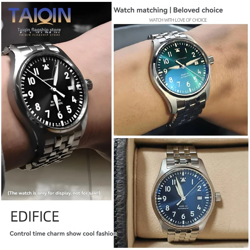 20mm Quick release steel Strap For IWC Mark20 PILOT'S WATCHES 40mm Dial IW328202 IW328204 328206 stainless steel watch band
