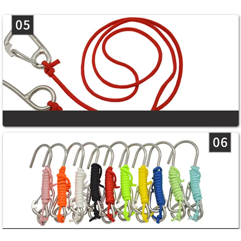 Diving Reef Drift Hook Corrosion-resistant 316 Stainless Steel Single Hook For Underwater Photography