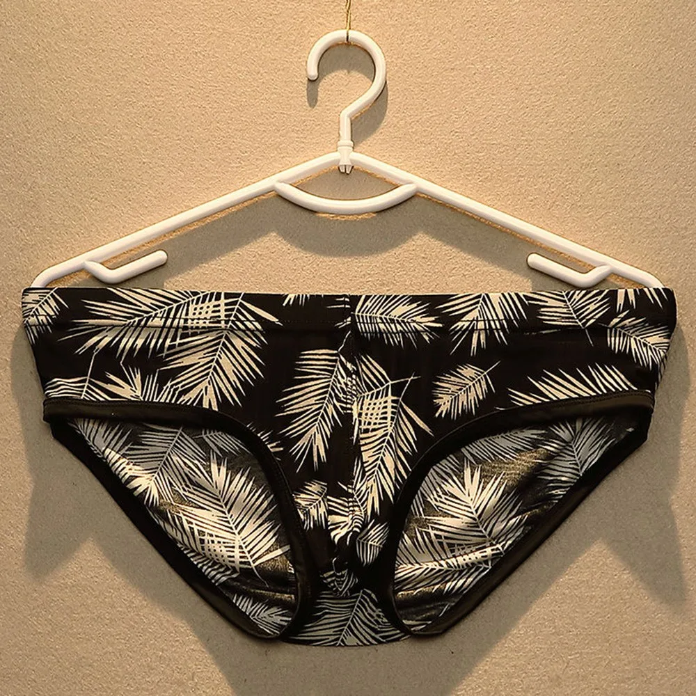 Mens Underpant Briefs Casual Comfortable Shorts Undies Bulge Pouch Knickers Panties Semi-Transparent Breathable Men Mid Waist