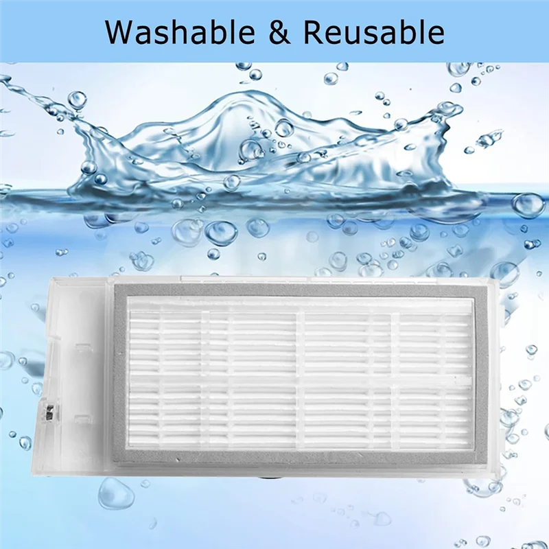 ABKB استبدال قطع الغيار ل XCLEA H30 Plus/H40 Plus جهاز آلي لتنظيف الأتربة فرشاة جانبية رئيسية فلتر Hepa ممسحة القماش كيس لجميع الغبار