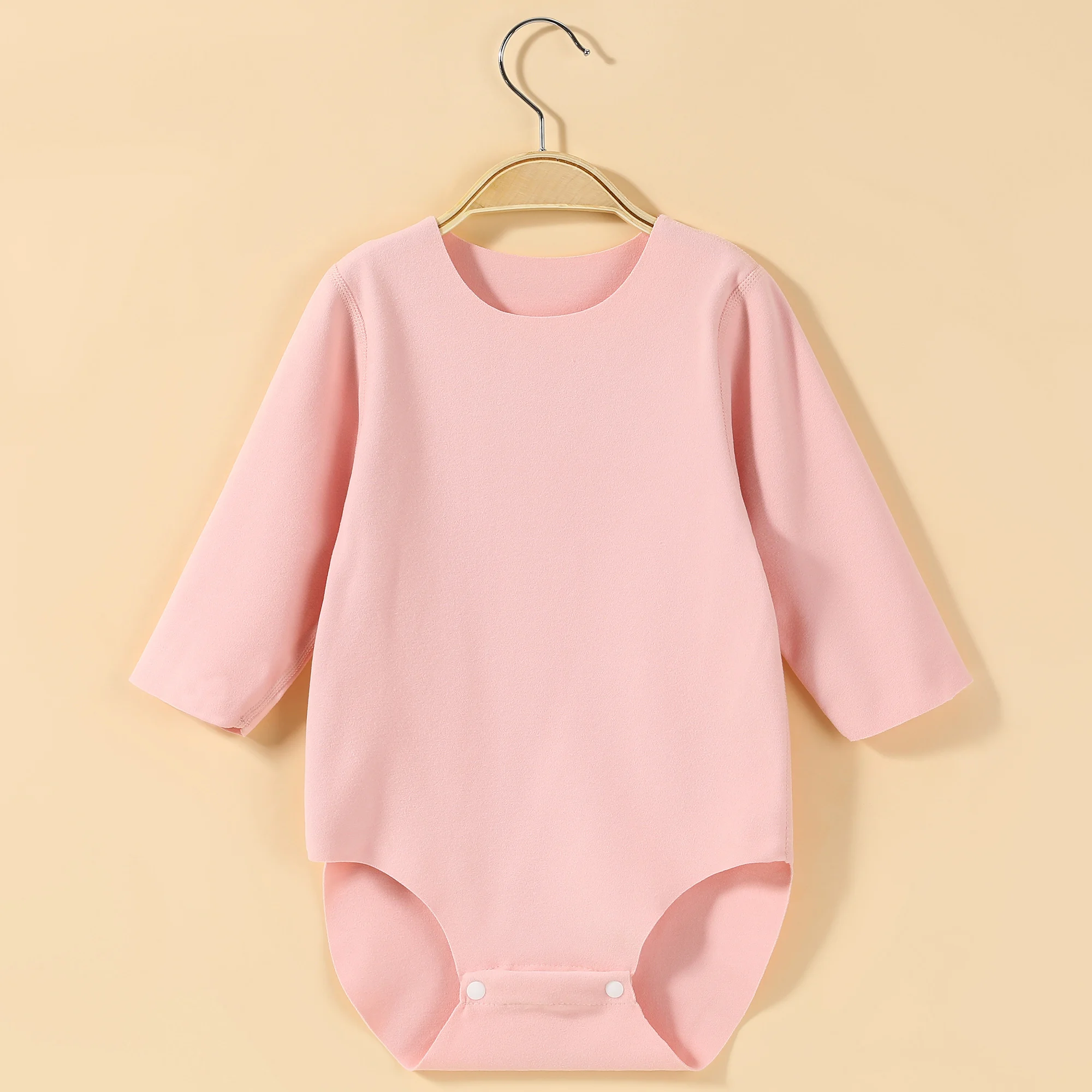

Pink/Yellow/Blue/brown Long Sleeves Baby Bodysuit Onesie for Height 60-90CM Exquisite Print Baby Cute Cloth Comfortable Jumpsuit