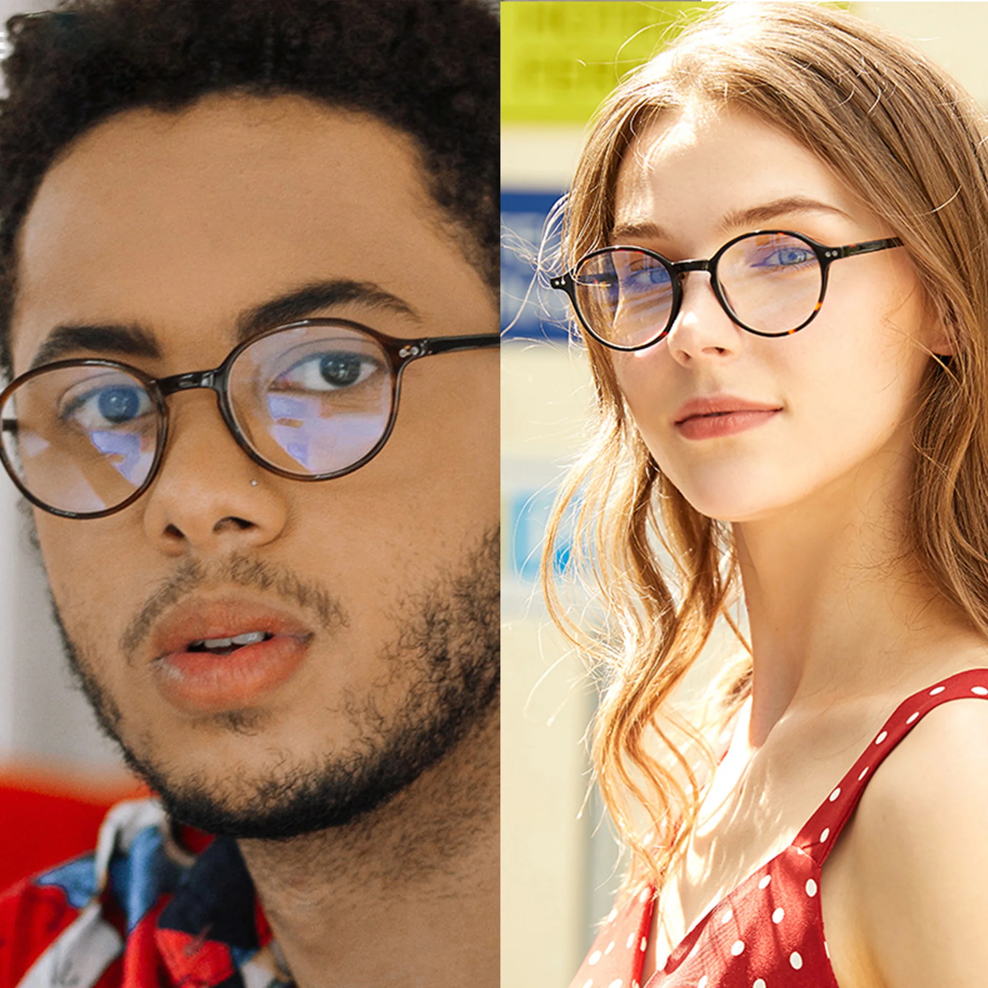 ZENOTTIC XS Size Unisex Ultralight Acetate Small Round Eyewear Anti Blue Light Blocking Computer Glasses Fashion Optical Frame
