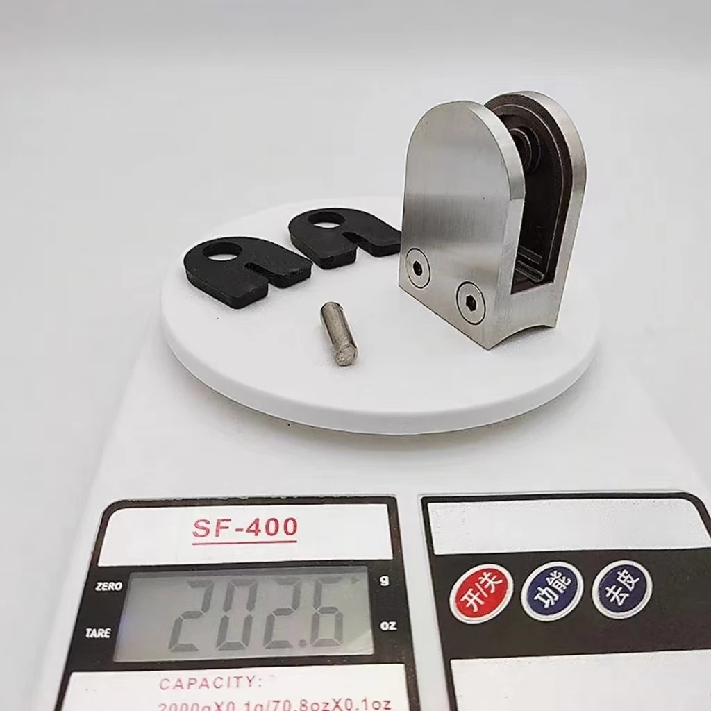 SS304 glass clamp precision cast fish-mouth clamp stair column glass fixing clamp support interlayer board clamp