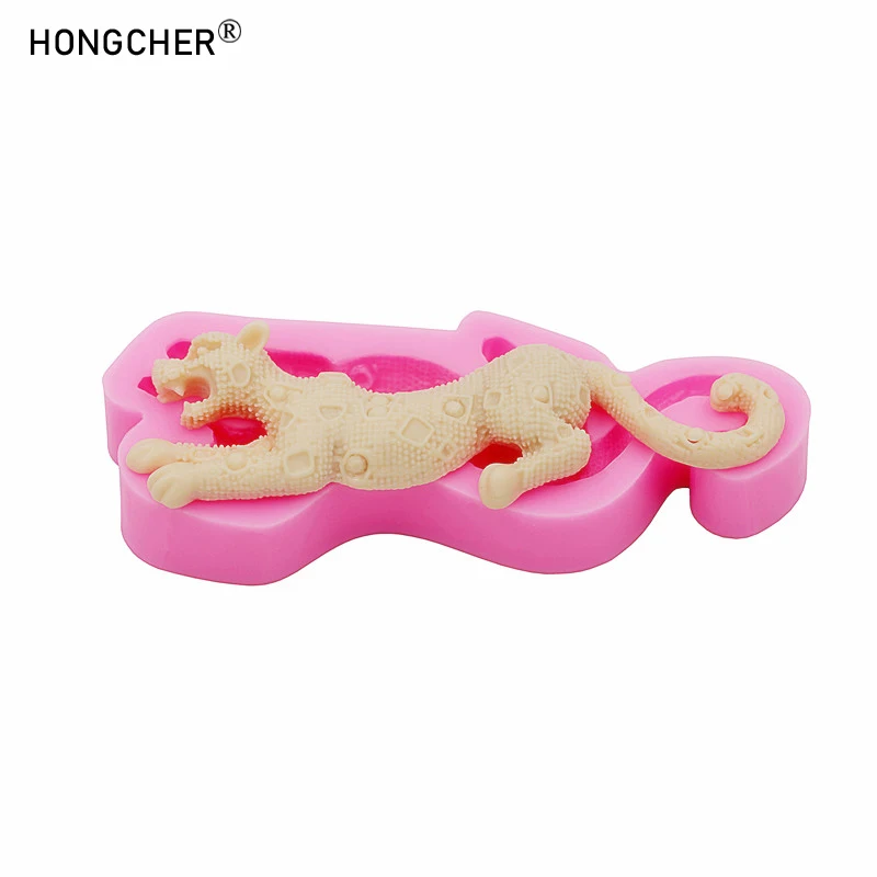 ليوبارد أقراط قلادة قلادة الراتنج مجوهرات اكسسوارات بالتنقيط العفن DIY بها بنفسك كعكة بالشيكولاتة الحلوى الديكور قوالب السيليكون #3