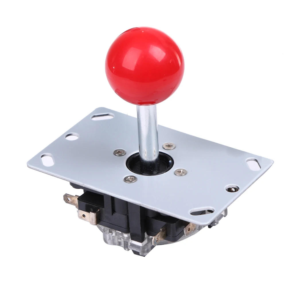 8 Way Arcade Game Joystick Ball Joy Stick Red Ball Replacement DIY Kit Gaming Accessories