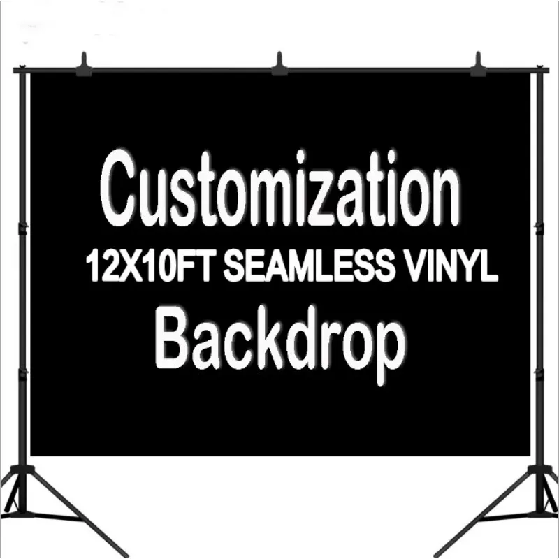 

12x10FT Custom Photo Studio Background Personalized Printing Backdrop Print Your Own Picture Design Out 360x240cm Seamless Vinyl