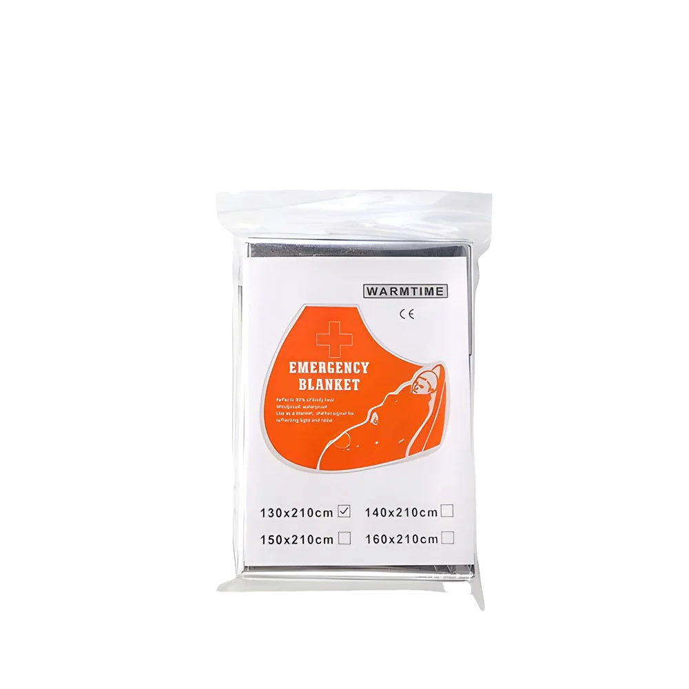 Cobertor térmico mylar de emergência, 4 unidades, cobertor espacial projetado para aquecedor corporal da NASA, primeiros socorros ao ar livre, acampamento, caminhadas, viagens