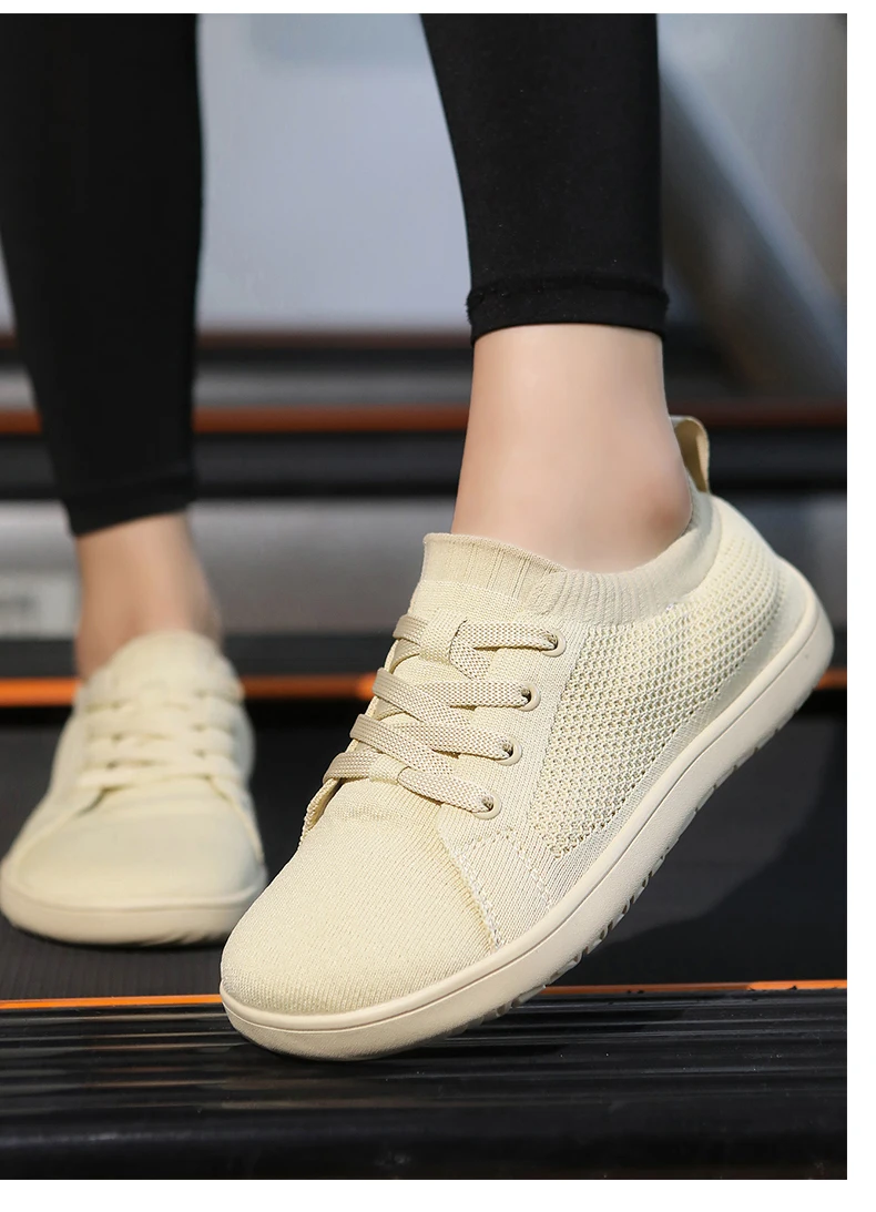 Weitzeige Schuhe Herren Zero Drop Minimalistische Mode Einfache Casual Sneaker Barfußschuhe Damen Joggingschuhe Mesh Wanderschuhe – Detail 31