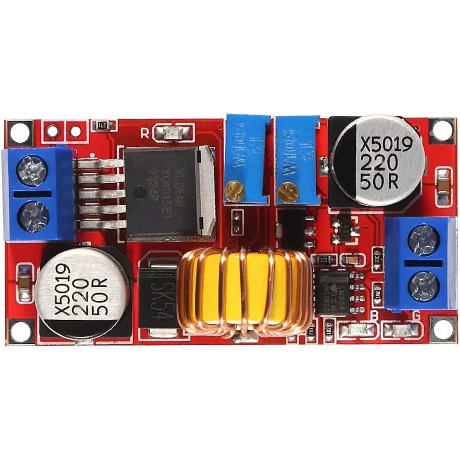 4 pcs 5A DC-DC Adjustable Buck Converter XL4015 4 - 38V to 1.25 - 36V Step Down Power Supply Voltage Regulator Power Module