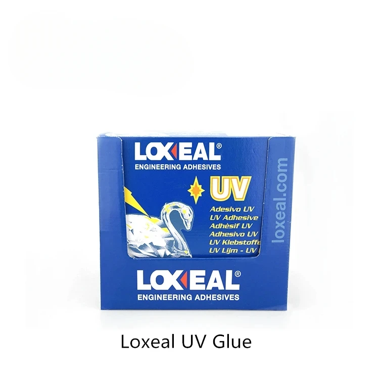 Good quality Italy Loxeal UV glue  for glass to metal glass surface to edge UV glue(one bottle)