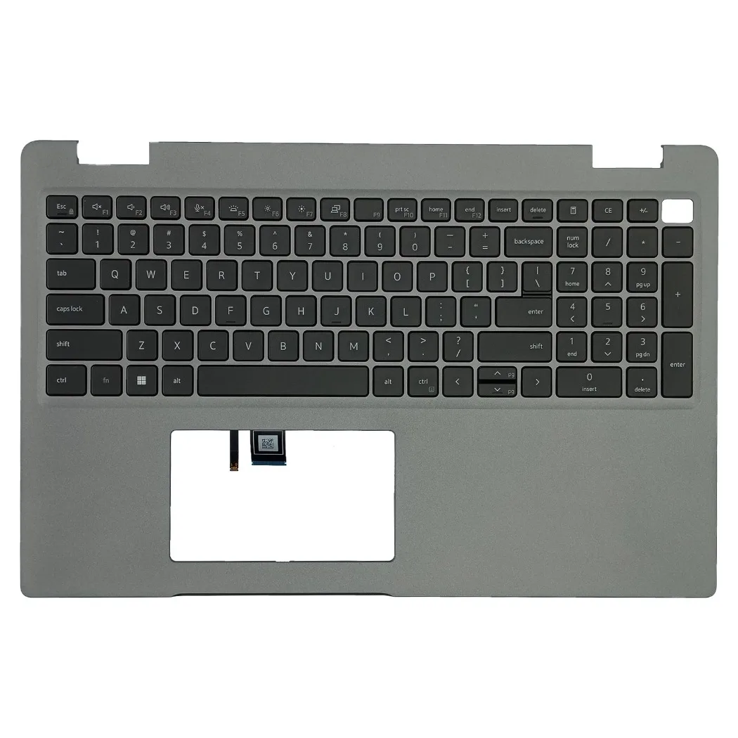 09MDK8 9MDK8 para DELL Latitude 5520 E5520 Palmrest con teclado retroiluminado plateado