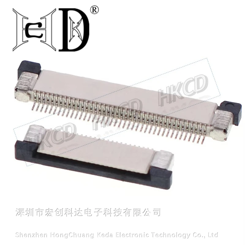 10PCS FFC Flat Cable Connector LCD Screen Socket 0.5MM Spacing Drawer Type Upper Connected to 19-45P FPC Connector