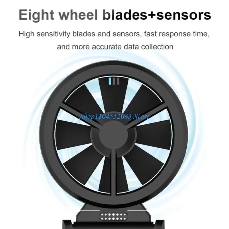 Y6GD Digital Anemometer LCD Wind Speed Air Temperature Measuring Tester