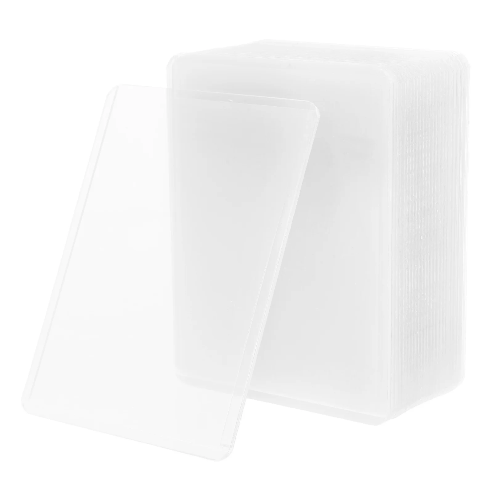 

25Pcs Card Sleeves Clear Hard Plastic Protector for Cards Baseball Sleeve Holder