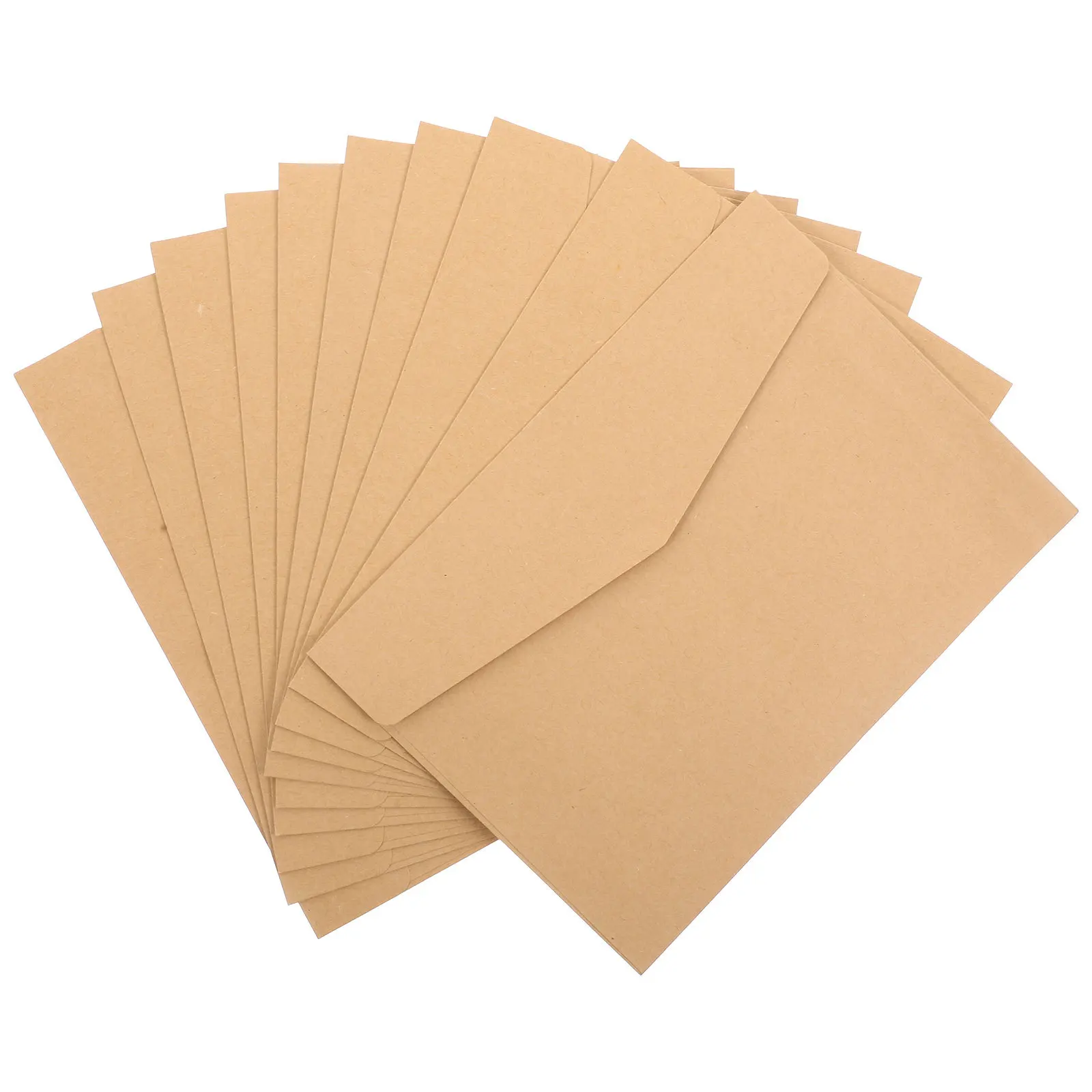 1 Set Of Business Greeting Card Envelopes Kraft Stationery Letter Holder For Invitation Blessing Cards Party Supply Writing