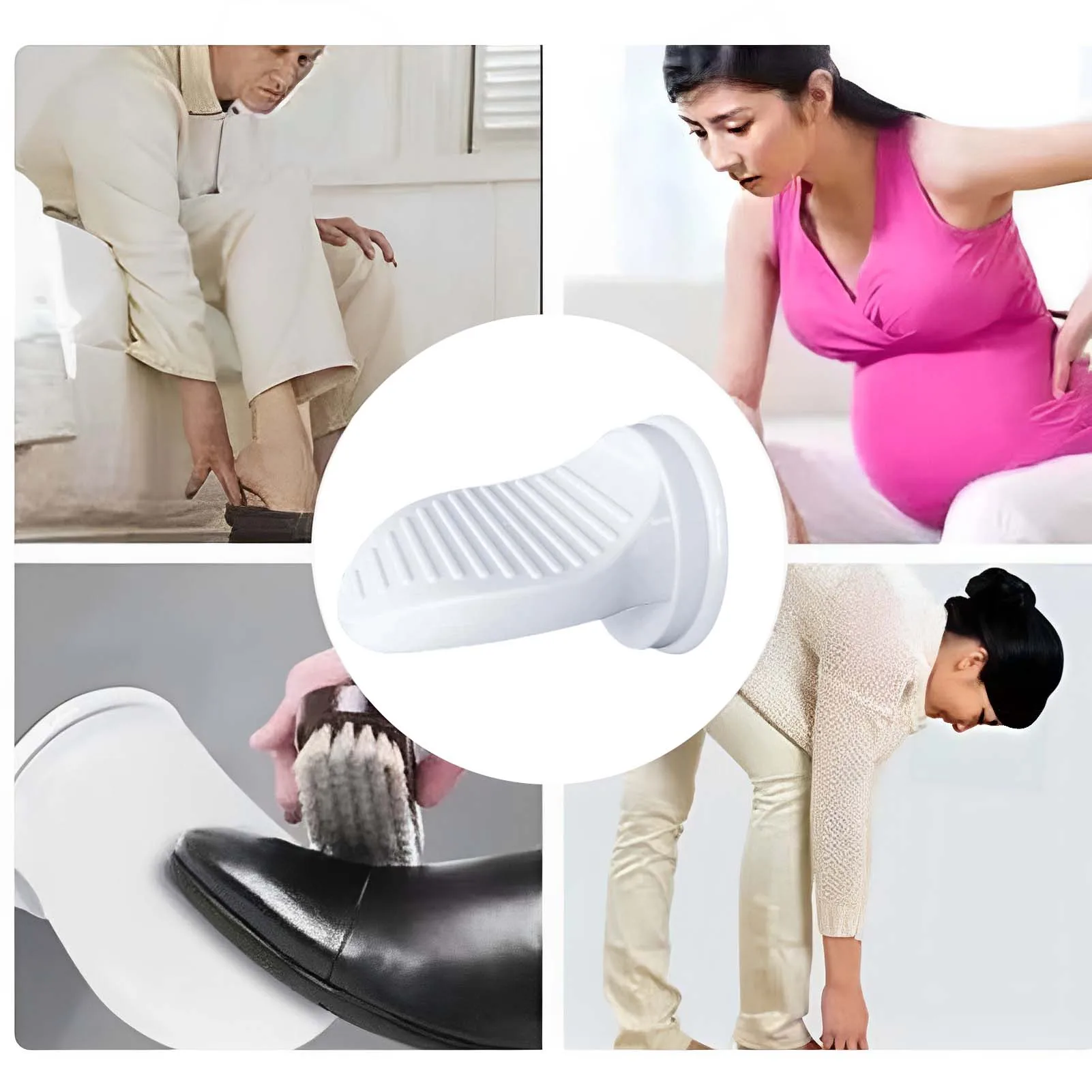 Bathroom Shower Foot Rest Easy Installation Suction Cup with Thickened Material Suitable for Shaving Leg Washing Feet