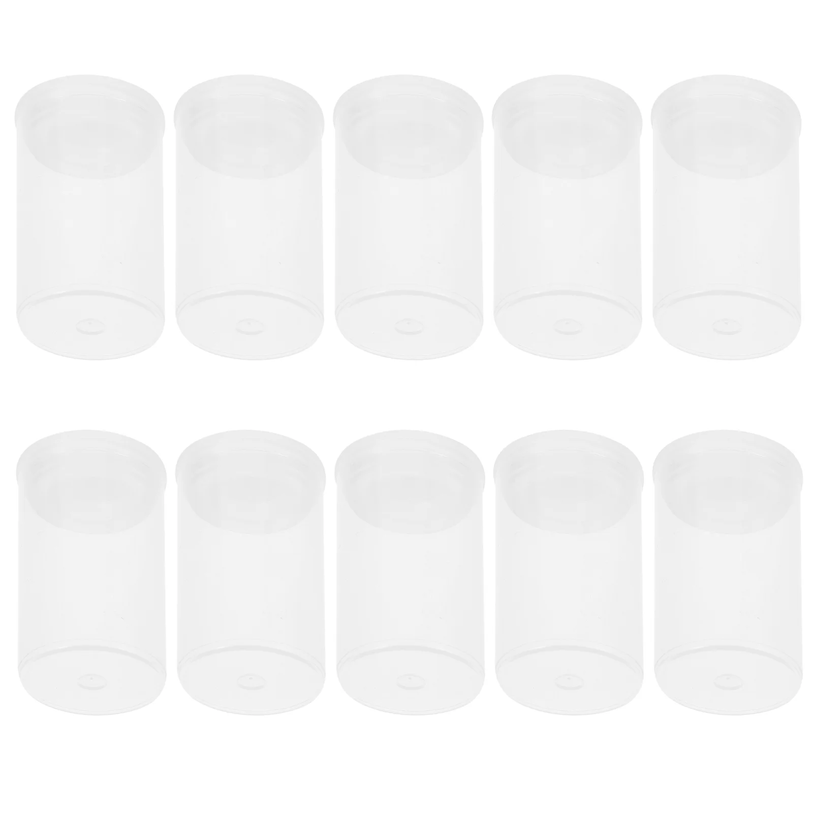 

30 Pcs Film Box Empty Canisters Cans Case Organizer Black Protective Protector Bulk Carrier for Storage Camera Stand