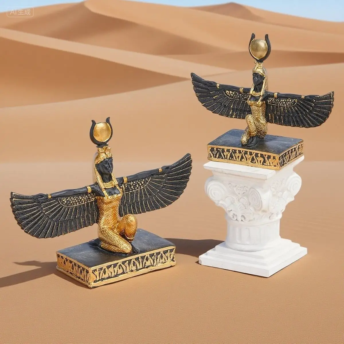 Aqumotic Eagle God Eye about 26cm Patron Saint of Pharaoh Gods of Ancient Egypt Egyptian Culture Study Desk House Things