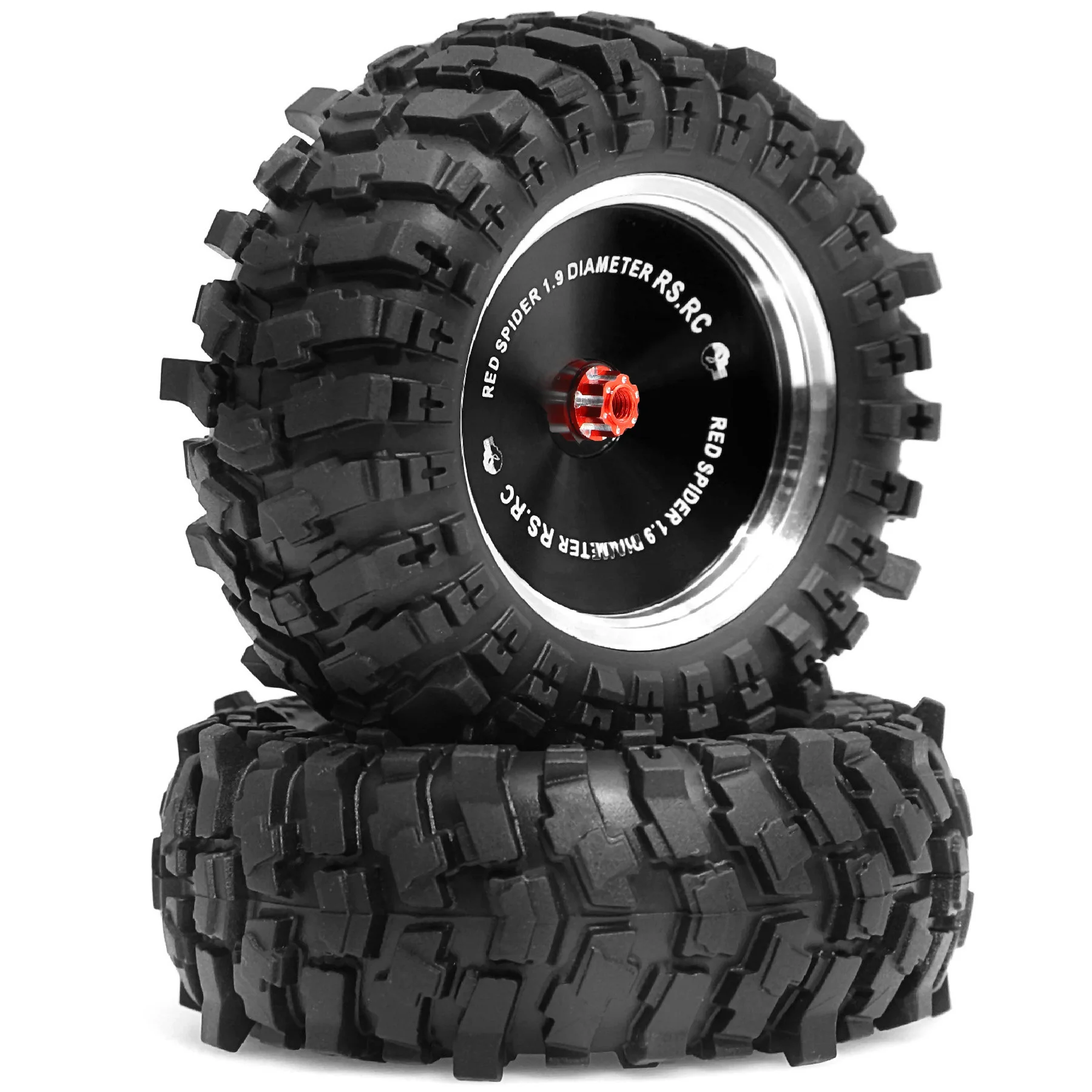 4Pcs 88mm 1/12 Crawler Tire 12mm Wheel Hex for RC Crawler Car MN168 MJX H12