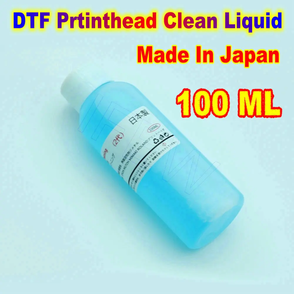 

100ML DTF Cleaning Liquid Cleaner Unblock Printhead Washer L1800 1390 L805 DX5 DX6 DX7 i3200 XP600 Print Head Clean Water Unclog