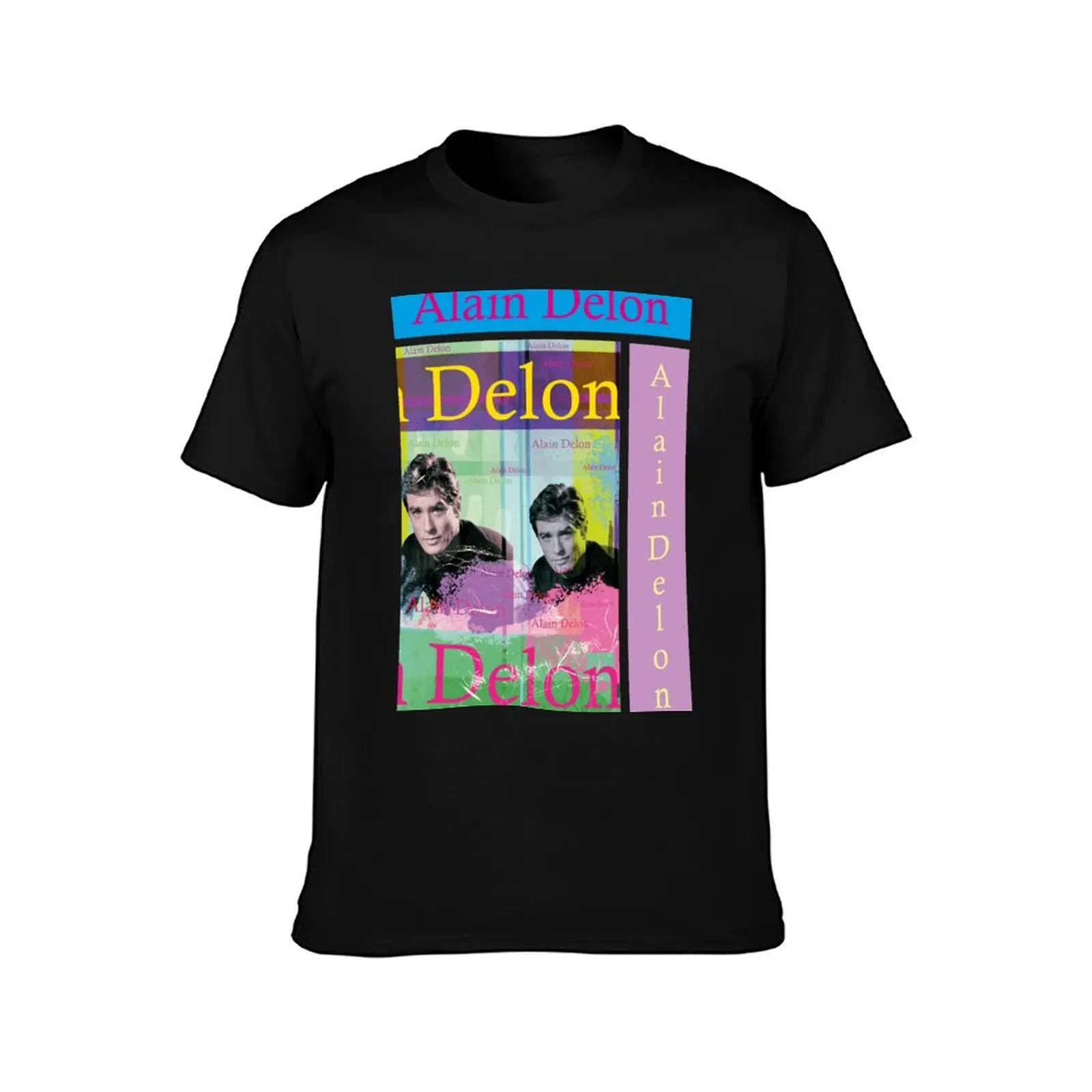 Alain Delon Portrait T-Shirt man t shirts graphic T-Shirt