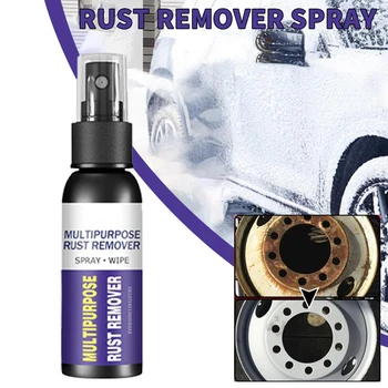 30ML Car Care Iron Powder Cleaner Super Rust Remover Multi-Purpose Rust Remover Spray for Chrome Plated Metal Surface Paints