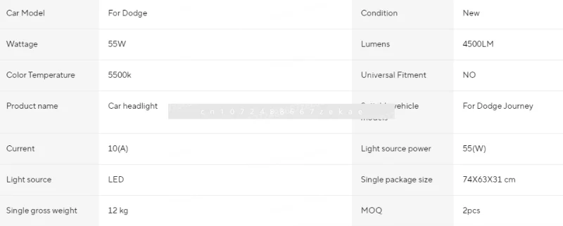 

LED Lens Headlights Car Accessories