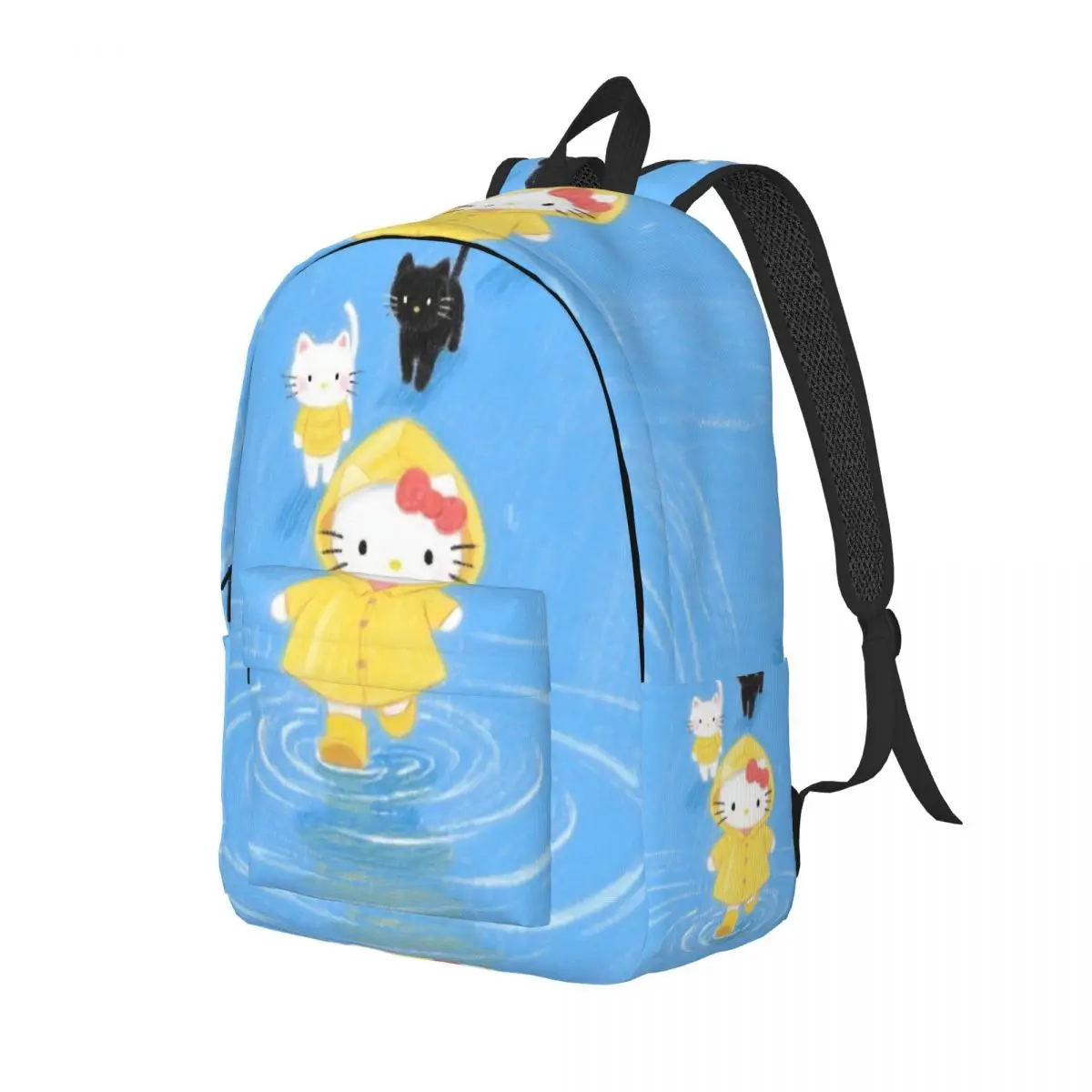 حقيبة ظهر هالو كيتي كارتونية للرجال والنساء كاجوال للطلاب والمشي لمسافات طويلة والسفر حقيبة كتف للكمبيوتر المحمول هدية #2