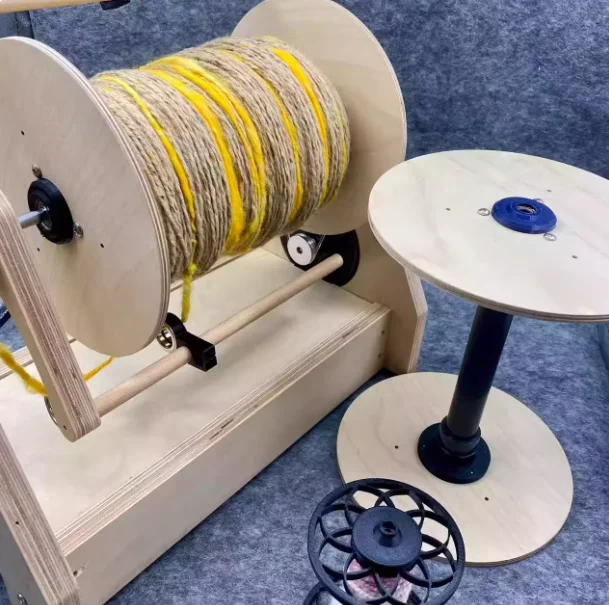 100-240V Electric Artistic Spool Spinning Wheel with Pedal