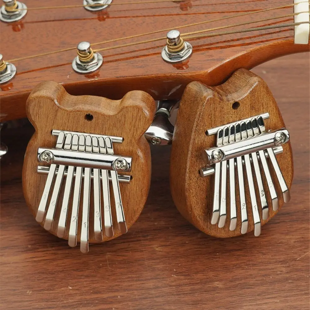 Arpa de Dedos, Mini Piano de Dedos, Marimba Fácil de Aprender, Kalimba de 8 Teclas, Piano de Mano Portátil y Exquisito para Adultos