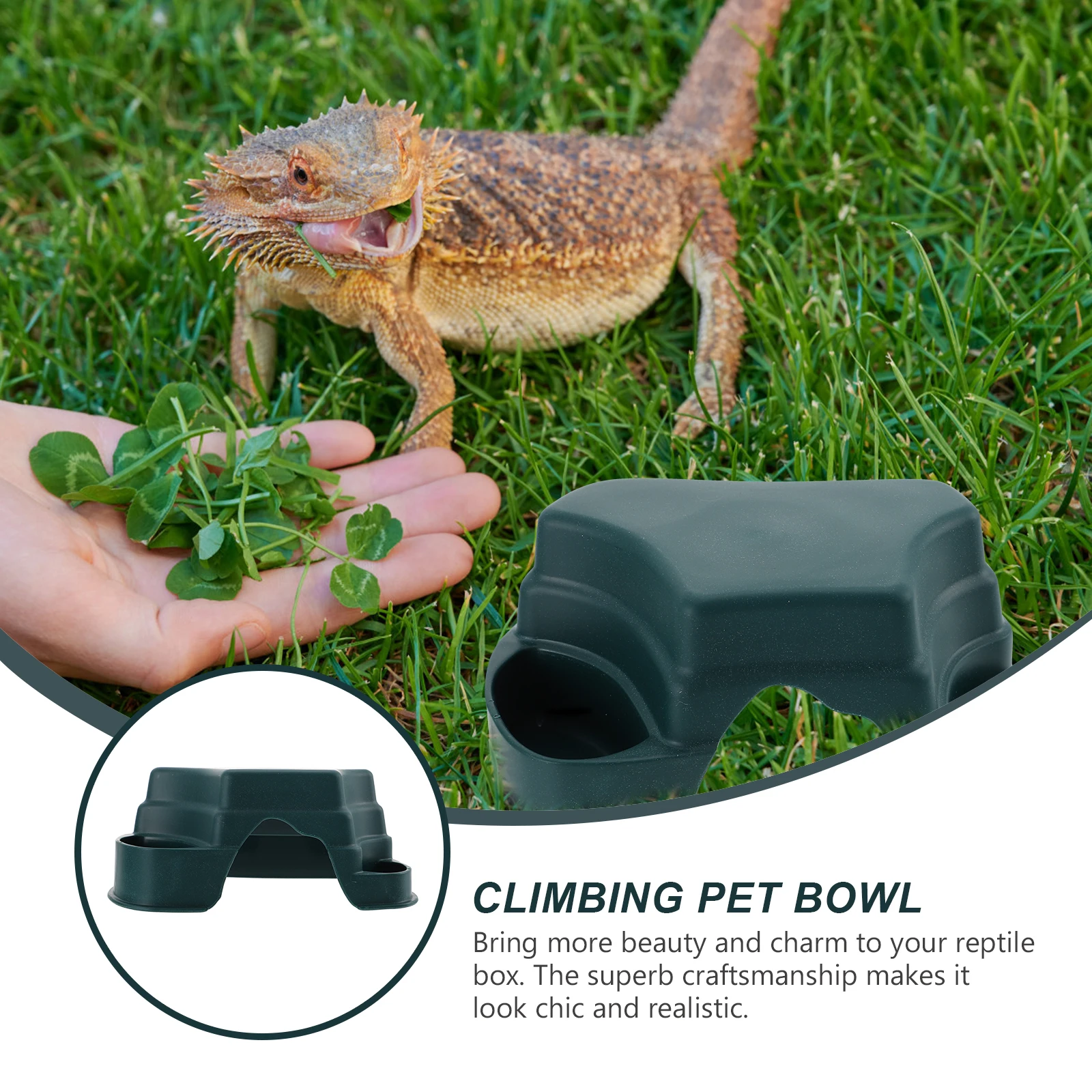 2 قطعة صندوق الزواحف الكهف متعدد الوظائف الزينة البلاستيك إخفاء المأوى ل السلحفاة الأفعى ليوبارد أبو بريص المغذية ممارسة مخبأ