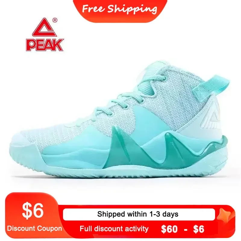 

Peak Basketball Shoes for Men 2024 New Autumn and Winter Trendy Versatile High-top Shock-absorbing Non-slip Sports Shoes for Men