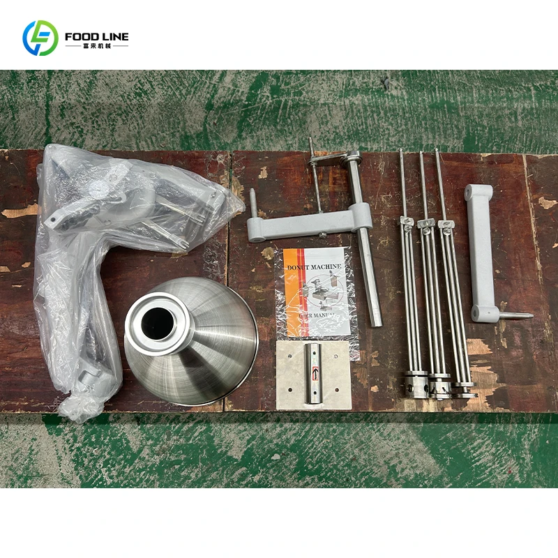 Nieuw ontwerp kleine donut die machine maakt Automatische donutmaker met antiaanbaklaag