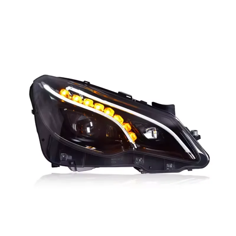 SJC Aksesoris Mobil Lampu Depan LED untuk Mercedes Benz E Class W207 E200 E260 E300 2014-2017 Laser Kuat Lampu Kecerahan Tinggi