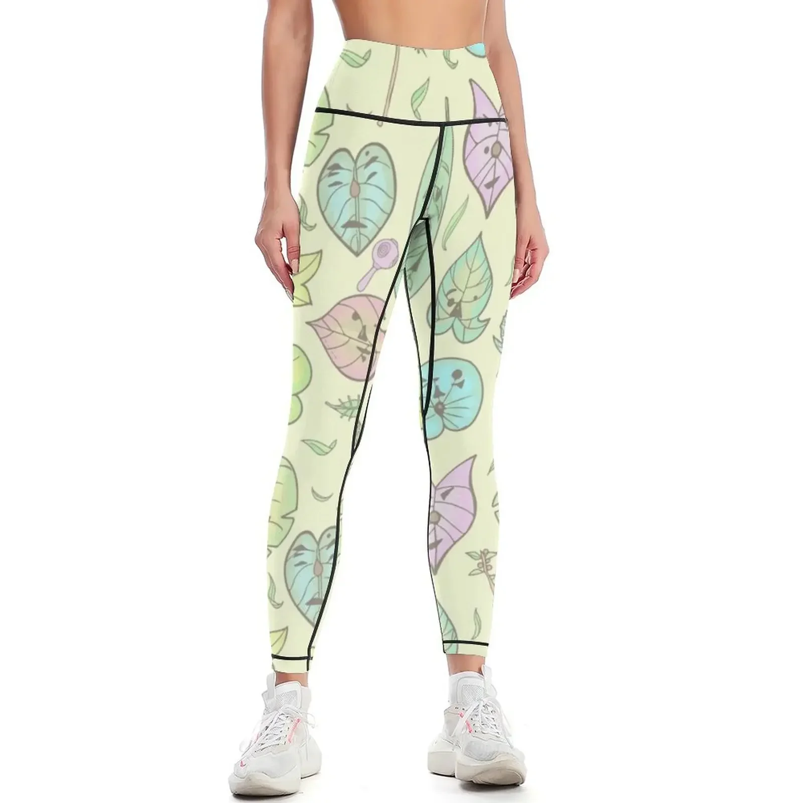 

Hestu's Friends (Yellow Ver.) Leggings push up legging legings for fitness sports for high waist Womens Leggings