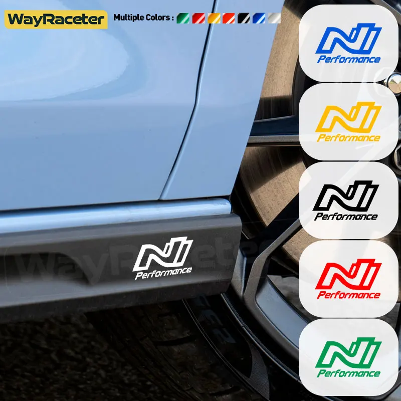 N Performance Sticker Door Rearview Mirror Bumper Decal For Hyundai i30 Fastback 2022 2023 2024 i20 Tucson Kona Sonata Creta CN7