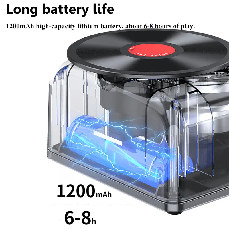 Мини-винтажный Bluetooth-динамик с белым шумом, музыкальная шкатулка для сна с атмосферным светом, машина для ароматерапии, TF-карта, воспроизведение музыки MP3