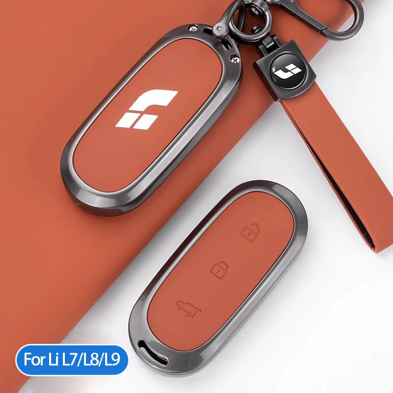 Car Key Case For Li Lixiang L7 L8 L9 2022 2023 aluminum alloy Car Key Case Shell for lixiang